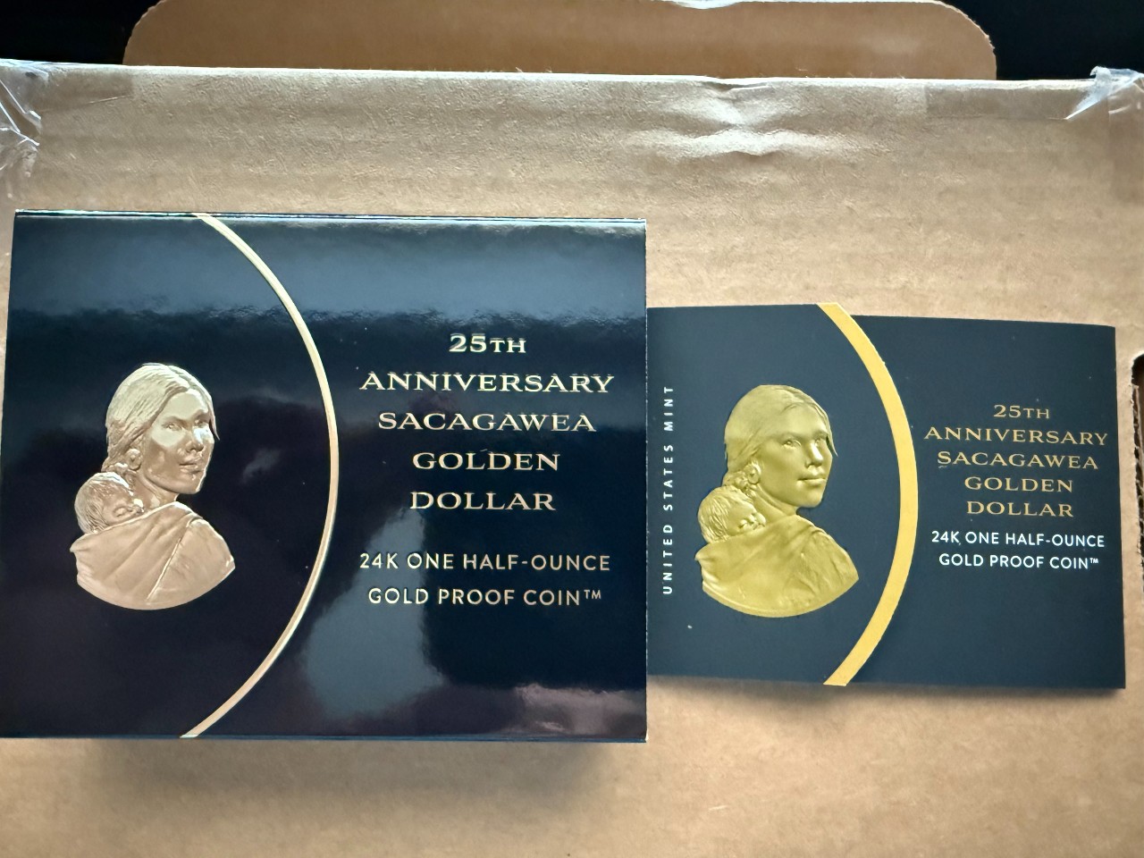 25th-Anniversary-Sacagawea-2025-Golden-Dollar-24k-One-Half-Ounce-Gold-Proof-Coin-Available-July-31