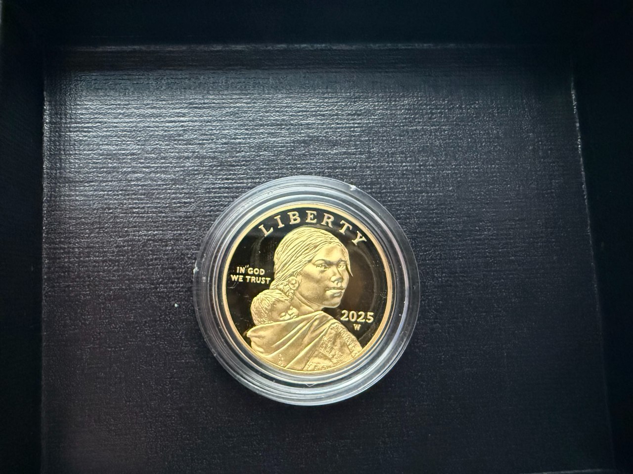 25th-Anniversary-Sacagawea-2025-Golden-Dollar-24k-One-Half-Ounce-Gold-Proof-Coin-Available-July-31