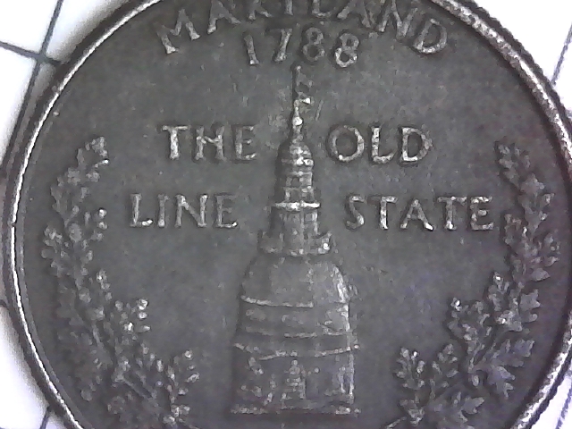 2000-P-Maryland-Quarter-Dark-Brown-On-Both-Sides