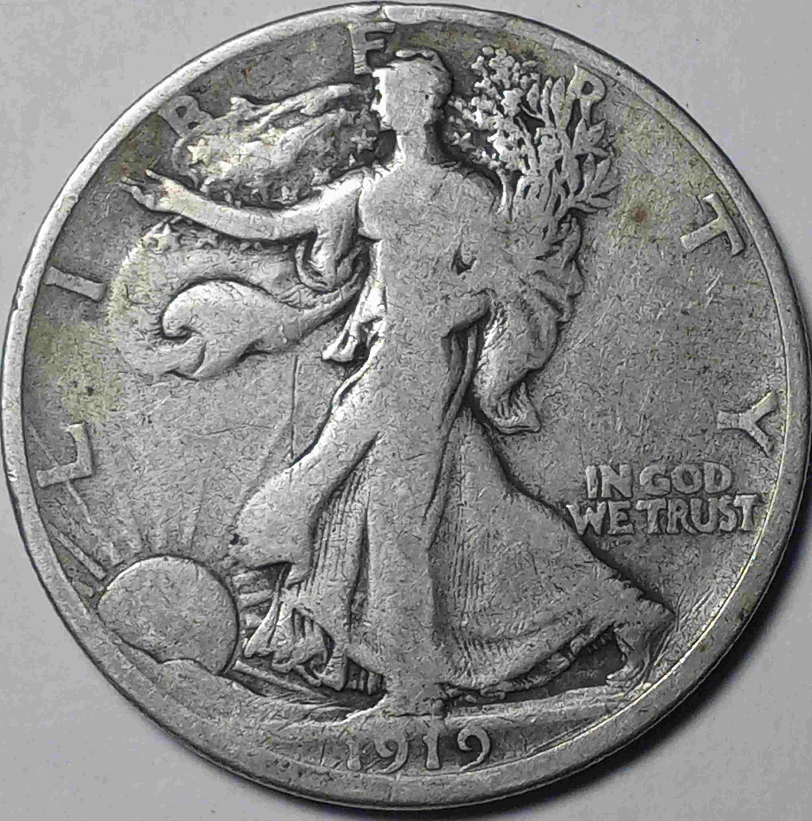 1919-D/D-RPM-Walking-Liberty-Half-Dollar