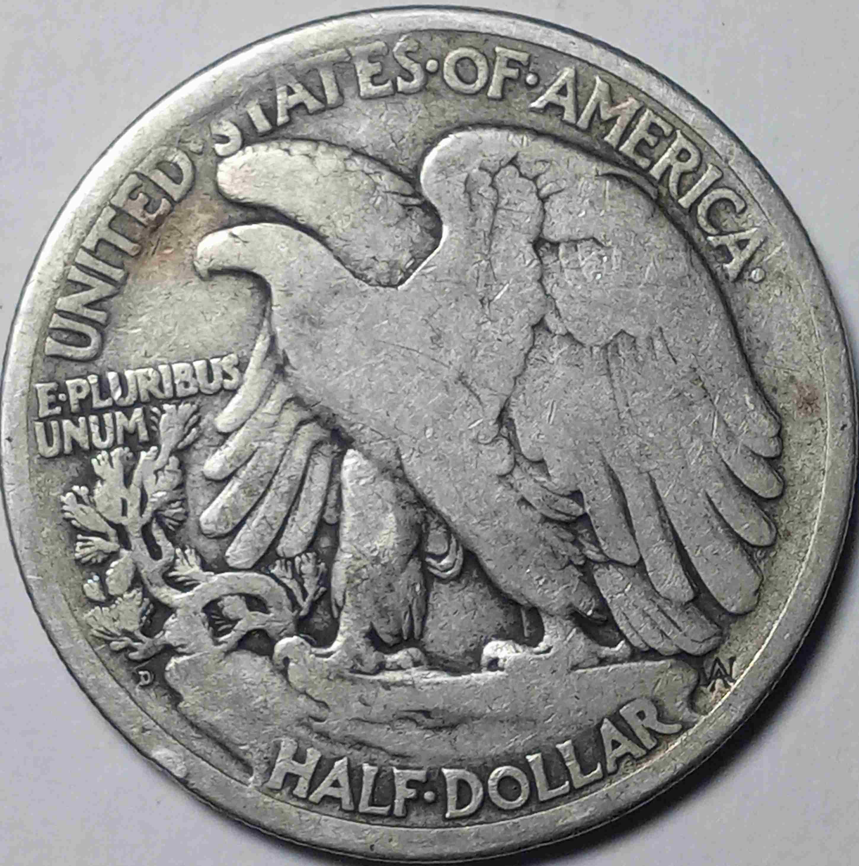 1919-D/D-RPM-Walking-Liberty-Half-Dollar