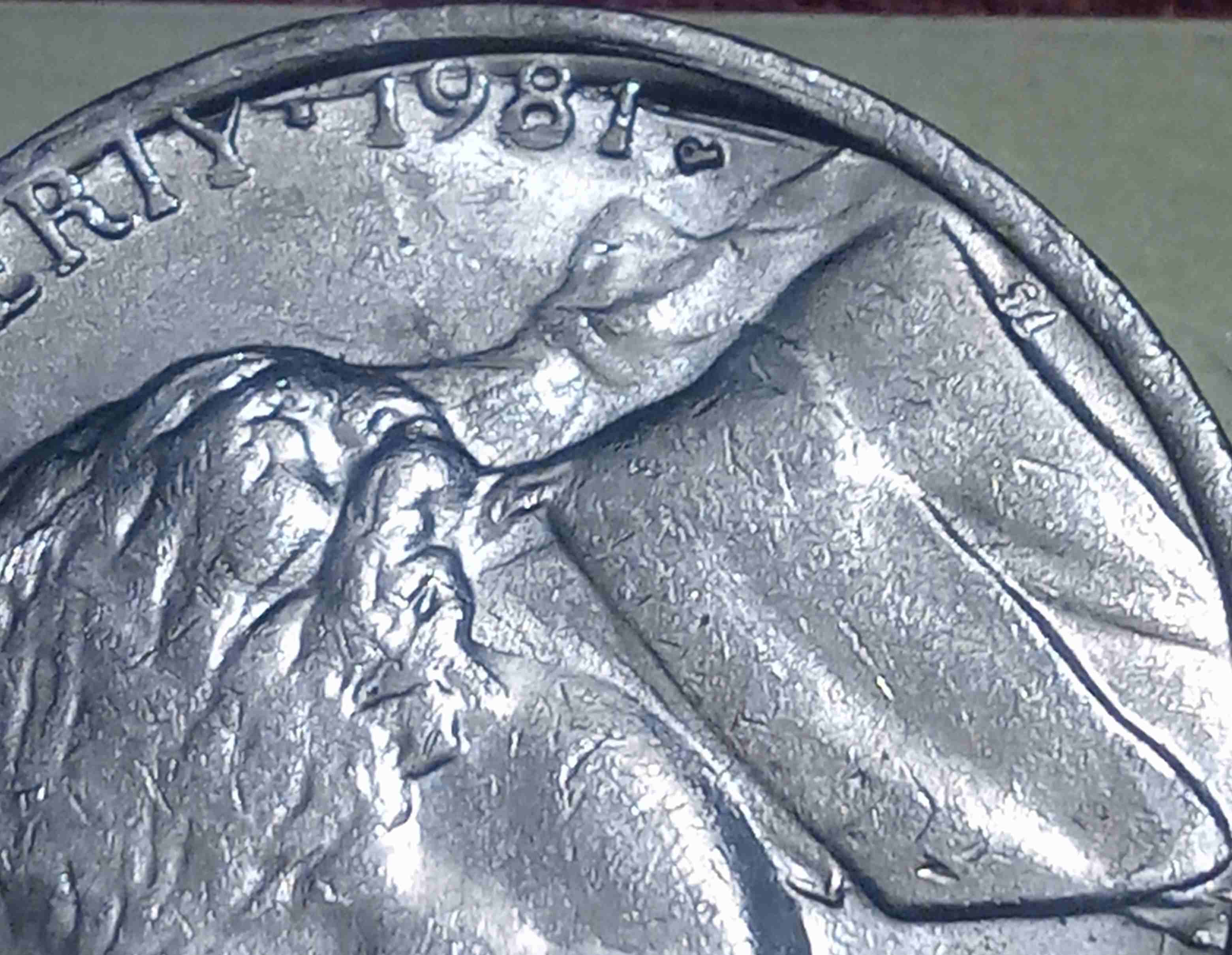 1981-P-Nickel-With-A-Date-To-Rim-Indent-Found-CRH