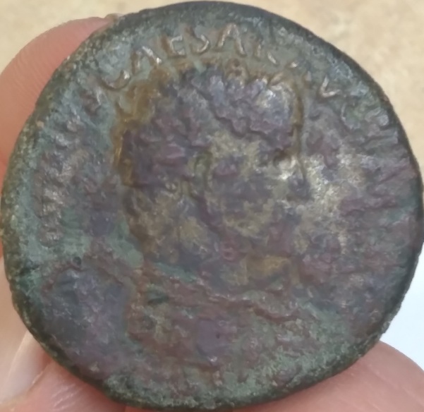 Possible-Imitation-Claudius-Caesar-Sestertius-With-Crude-Ncapr-Stamp