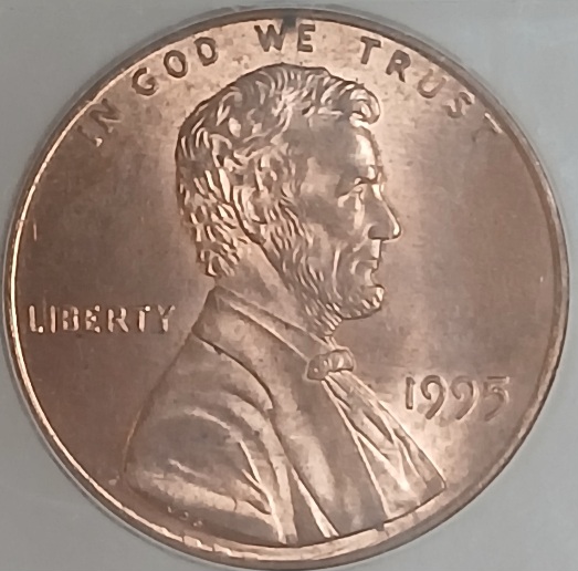 Radically-Misaligned-Die-Clash-Discovery-Coin-1995-P-Cent-#02-ICG-64-Slab