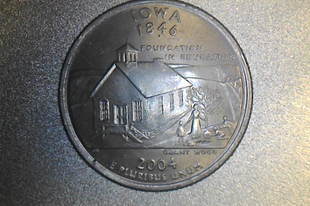 2004-P---Iowa-State-Quarters--With-One,-Two-And-Three-Die-Chips-In-Window