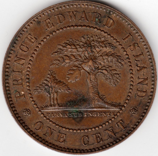 1871-Prince-Edward-Island-Large-Cent-With-Die-Cracks-To-Spare