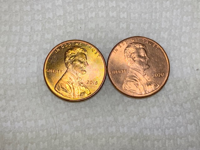 2018-P-Shield-One-Cent,-It-Looks-Gold-To-Me.-What-Causes-This-?
