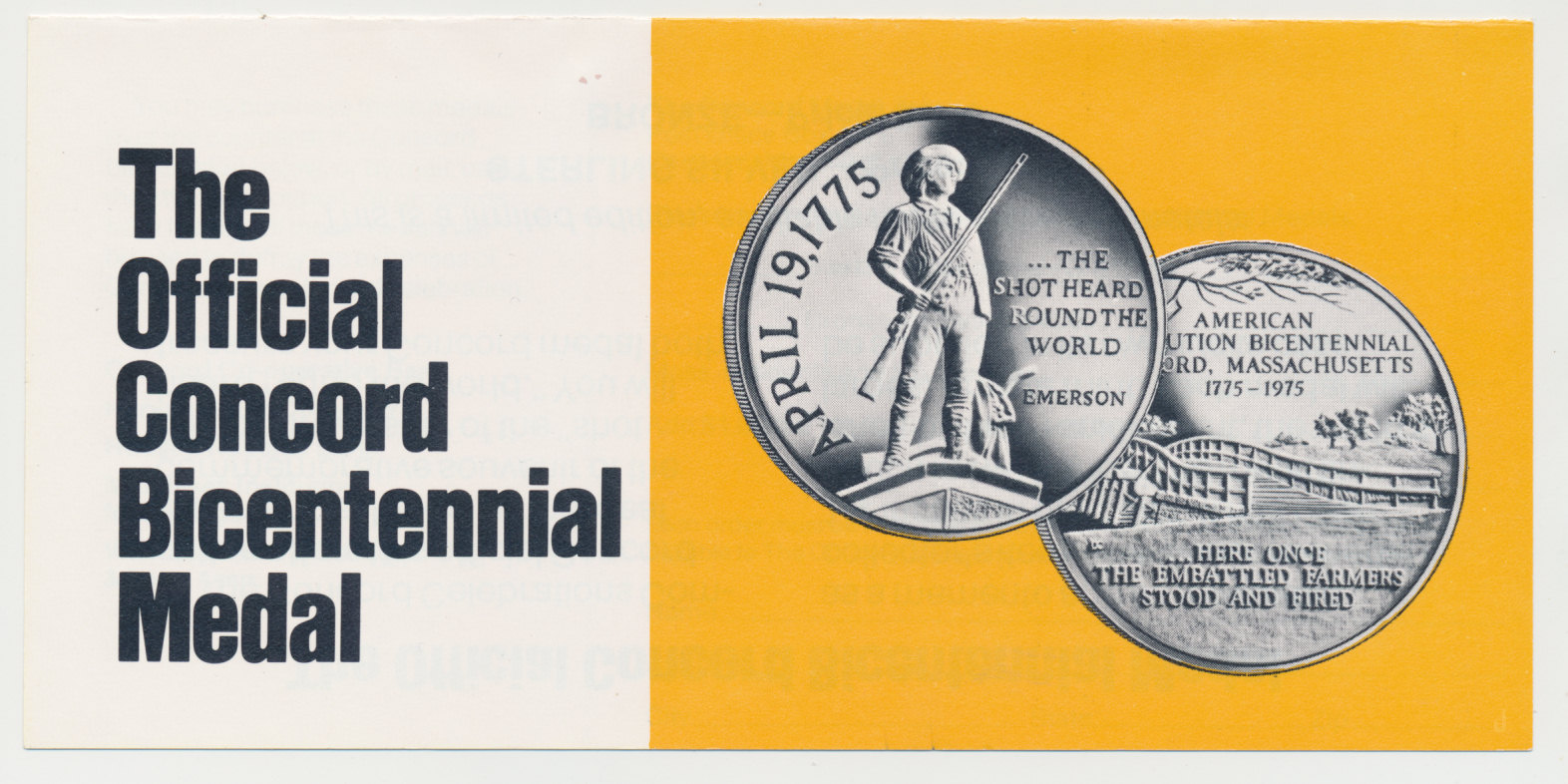 1975-Shot-Heard-Round-The-World-Concord-Ma-Bicentennial