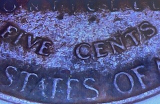 1940-Nickel---Brown-Color---Weighs-4.81-Grams