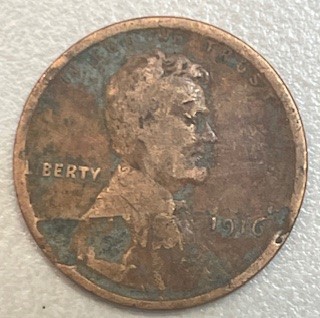 1916-Wheat-Penny---Post-Mint-Damage-Or-Planchet-Issue