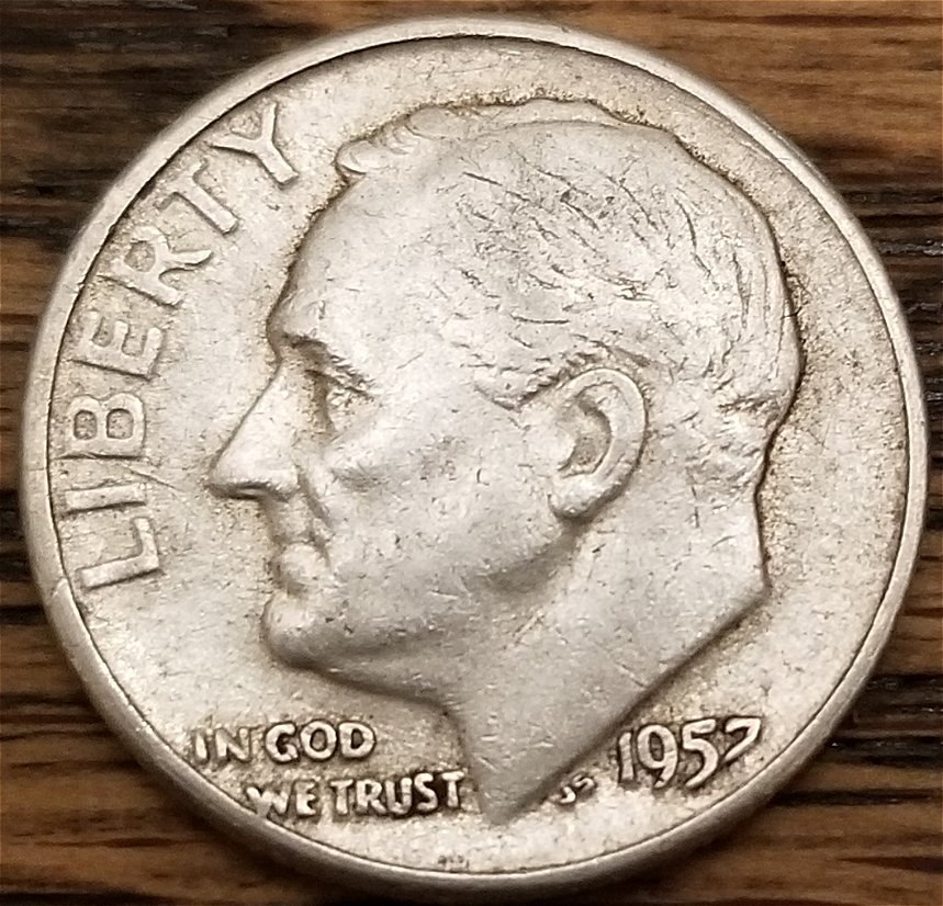 1950's-Era-Silver-Roosevelt-Dime-Mint-Error?