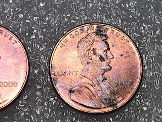 2-Of-2000-One-Cent-Wide-A-M