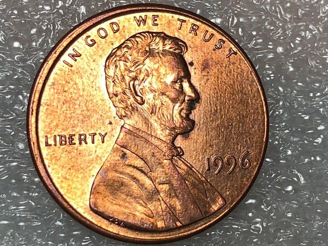 1996-One-Cent-W/-Die-Chip-And-Die-Cracks