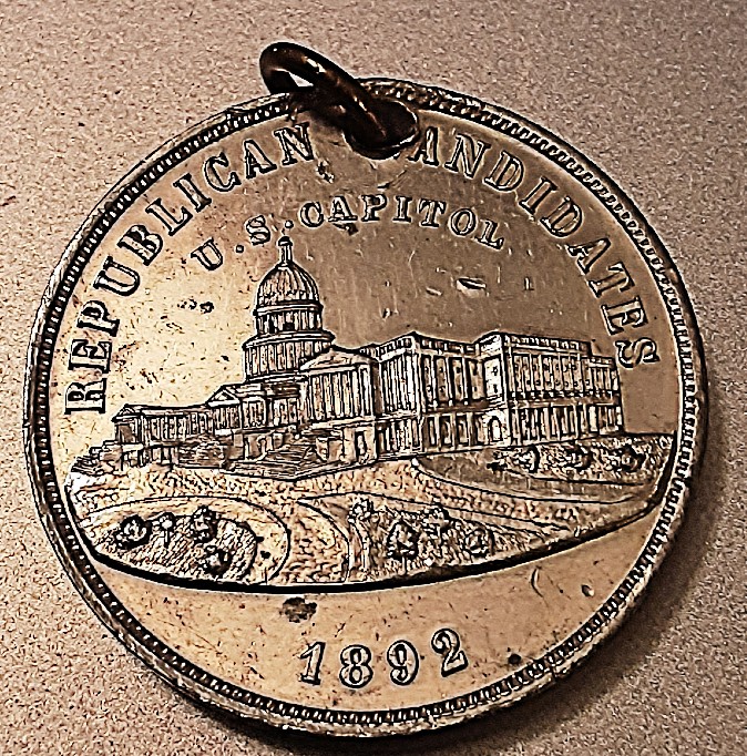 1892-Republican-Candidates-Political-Token