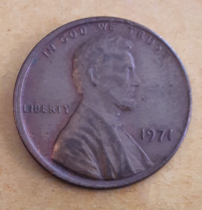 1971-Lincoln-Penny-Slightly-Off-Center-On-Obverse?