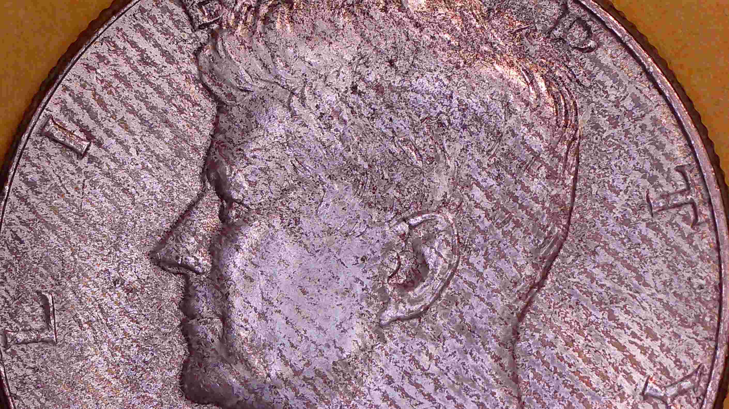 1964-Kennedy-Half-Dollar,-PDm-Staining-Or-Resurfaced-Die?
