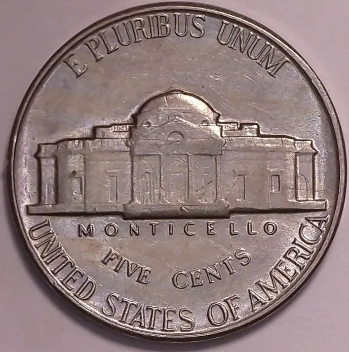 1961-Jefferson-Nickle-Lamination.