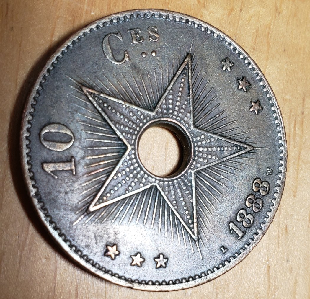Authentic-1888-10-Centimes-Congo-Free-State?