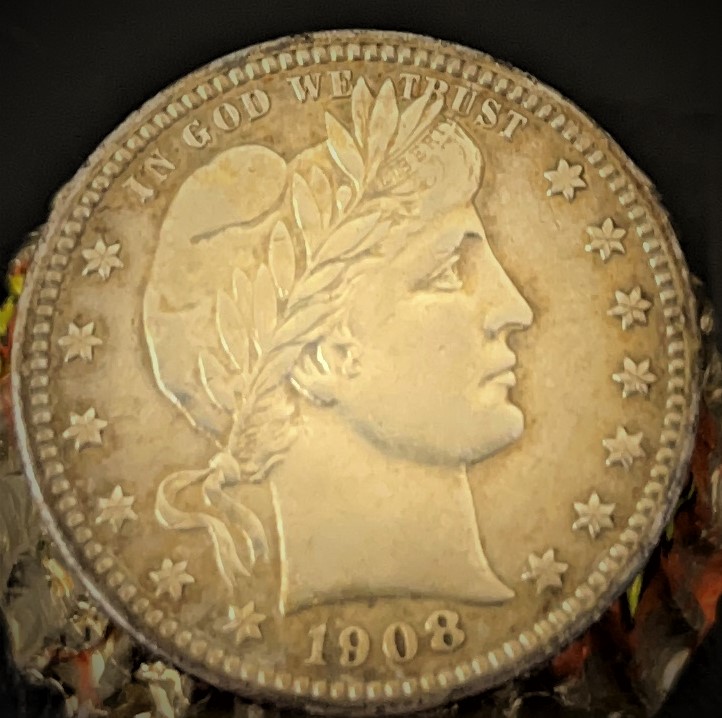 1908-D-Barber-Quarter-For-Grading