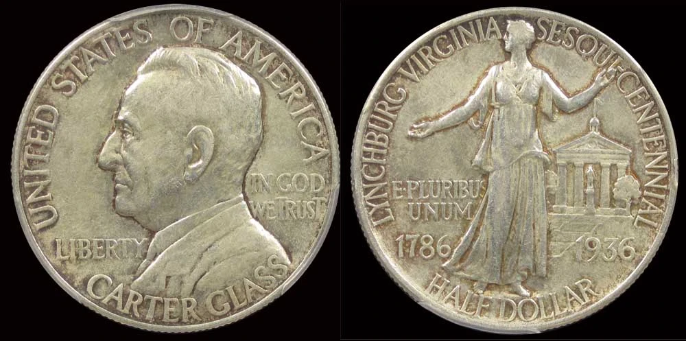 Commems-Collection-Classic:-1936-Lynchburg,-VA-Sesquicentennial---Historical-Tidbits