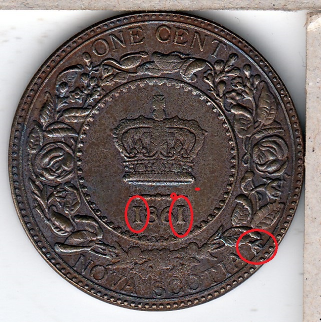 1c-1861-Nova-Scotia-Bronze-'Reproduction'-Counterfeit
