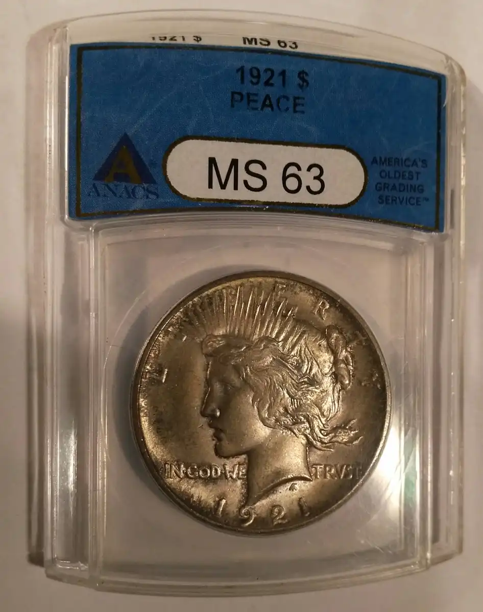 1921-Peace-Dollar:-Older-ANACS-Holder