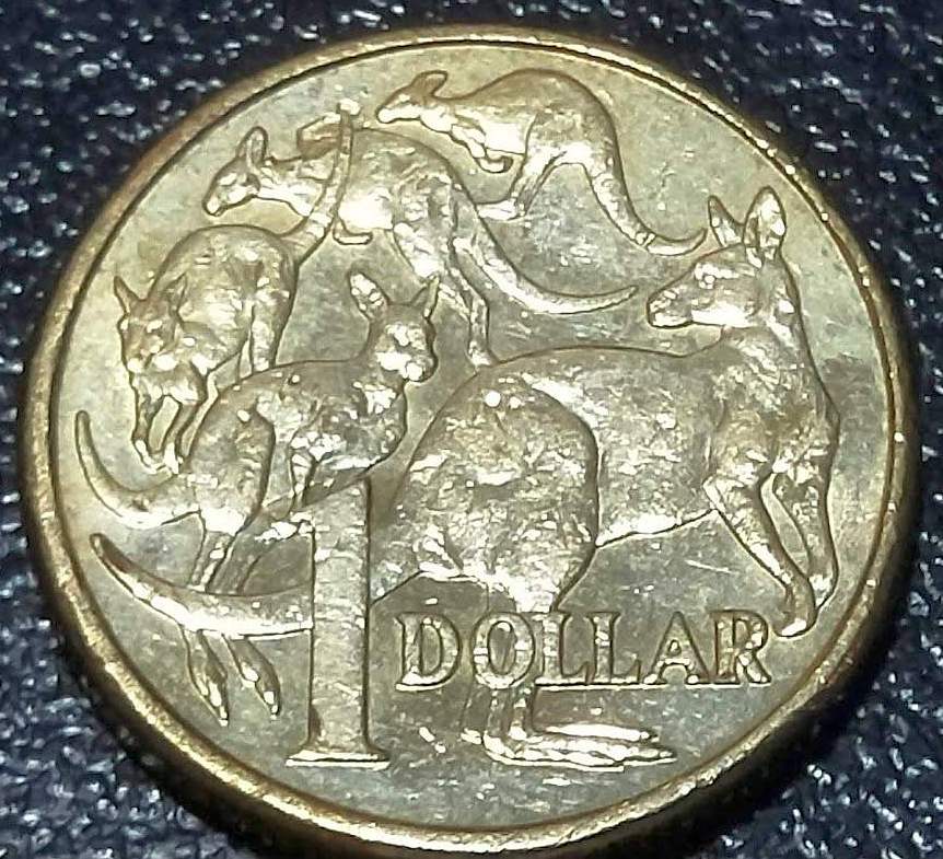 Australia-2016-$1-Mob-Of-Roos-With-Sunken-Kangaroo's-Head.-Or-PMD?---Expert-Opinion-Appreciated