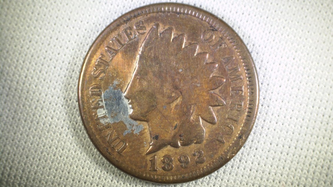 1892-Indian-Head-Penny---Silver-Colored-Base-Showing