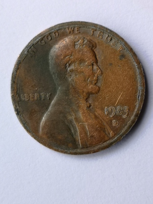 Lincoln-Penny-1946-Mis-Struck-Thick-Edging