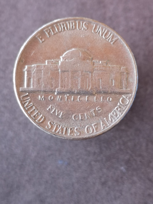 1983-D-Five-Cents----D-Is-Not-Clear-And-Seems-Squashed-Closed