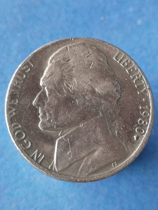 Jefferson-5-Cent-Coin-1980-P-.muti.errors