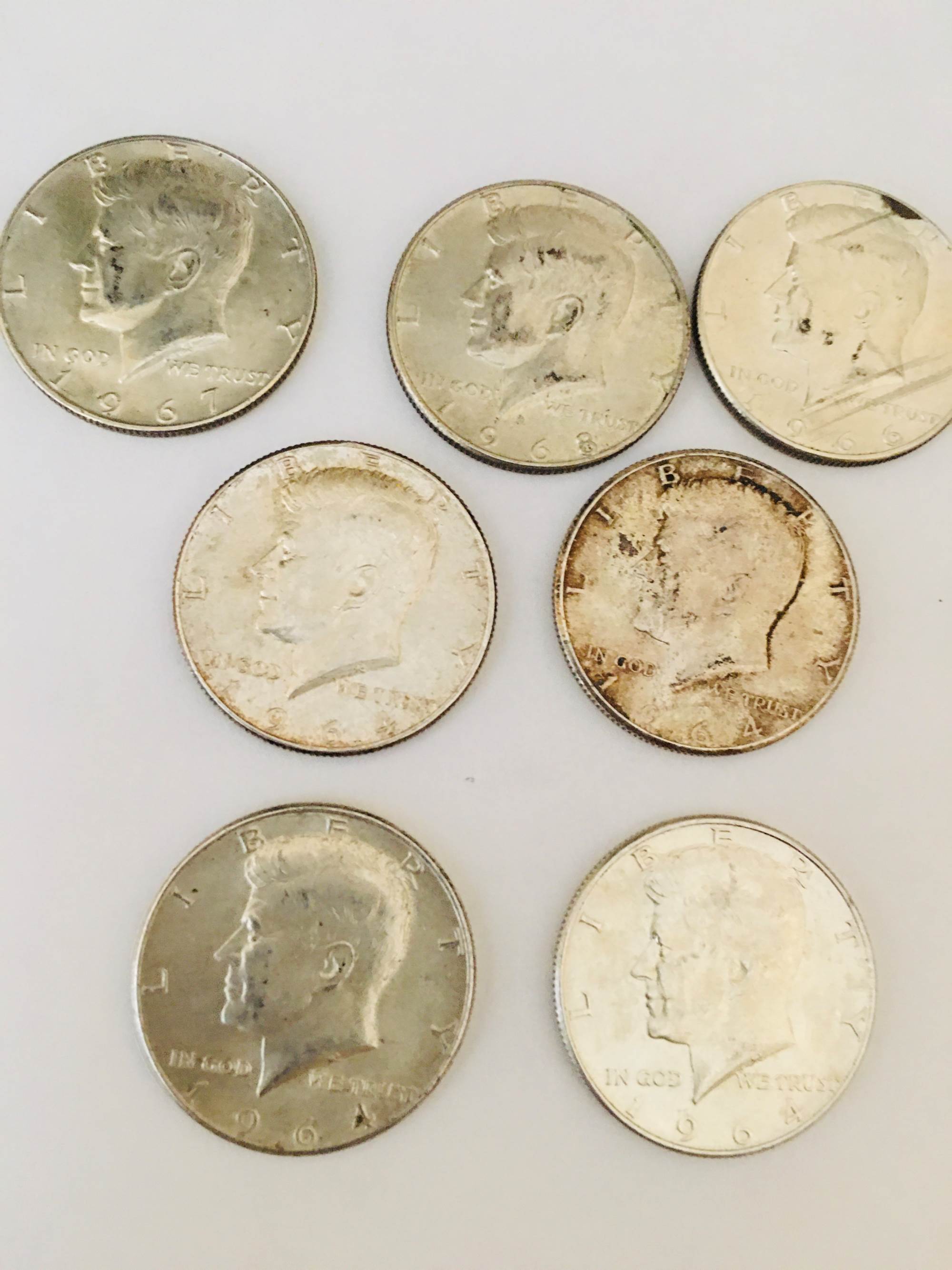 Even-More-Silver-Coins-In-A-$500-Half-Dollar-Box---Including-Several-1964-Kennedys