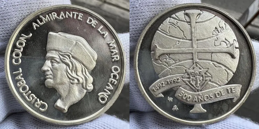 Columbus-Day-Post-Your-Coin/Banknote-Feauturing-Columbus