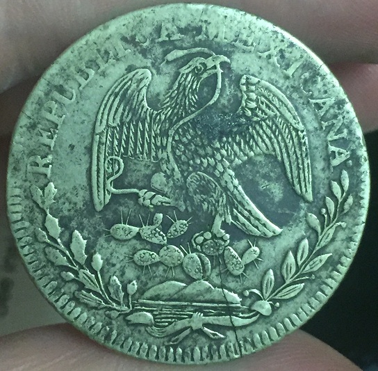 Pair-Of-Contemporary-Counterfeit-Cap-&-Rays-8-Reales