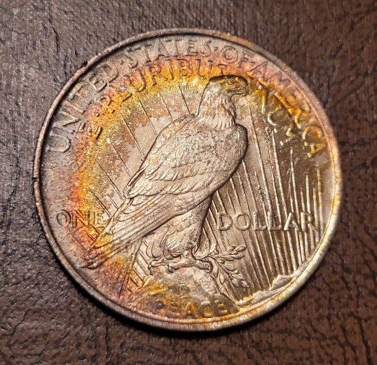 Toned-1923-Peace-Dollar