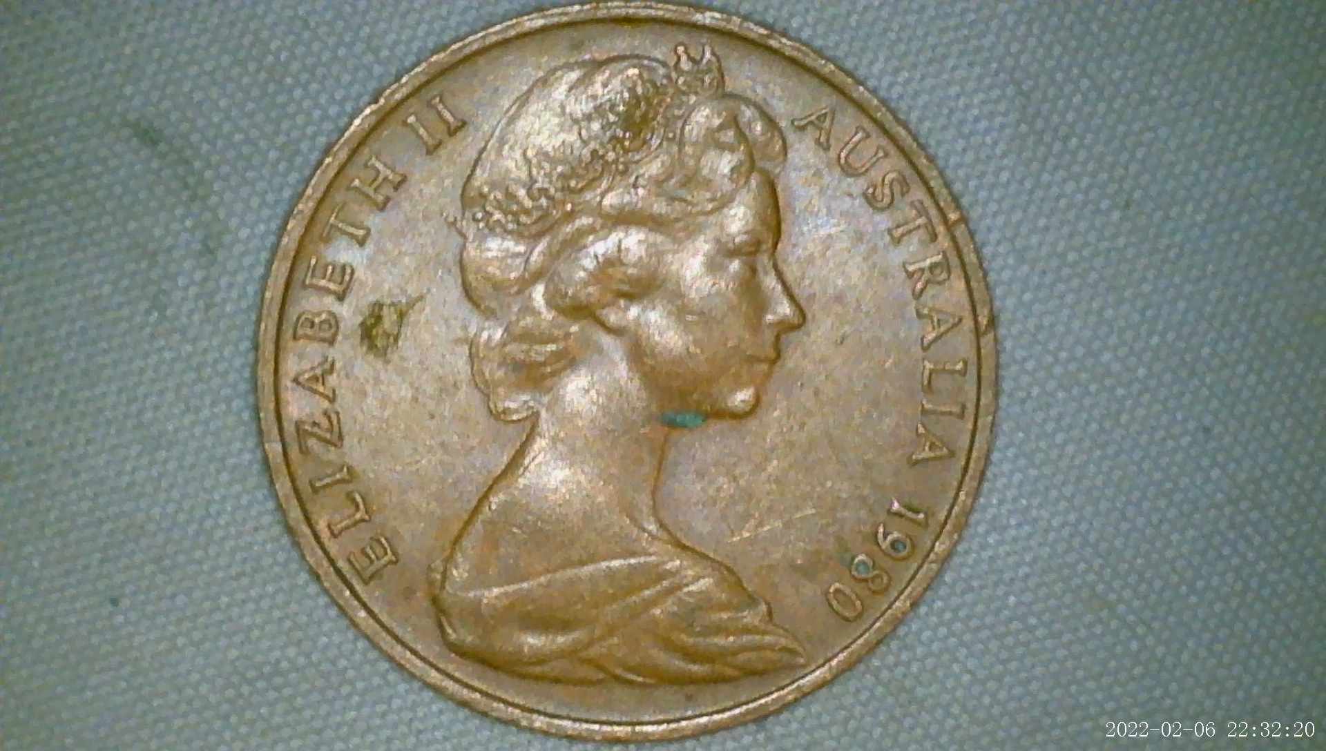 1980-Australia-2-Cent-Bottom-Of-Wording