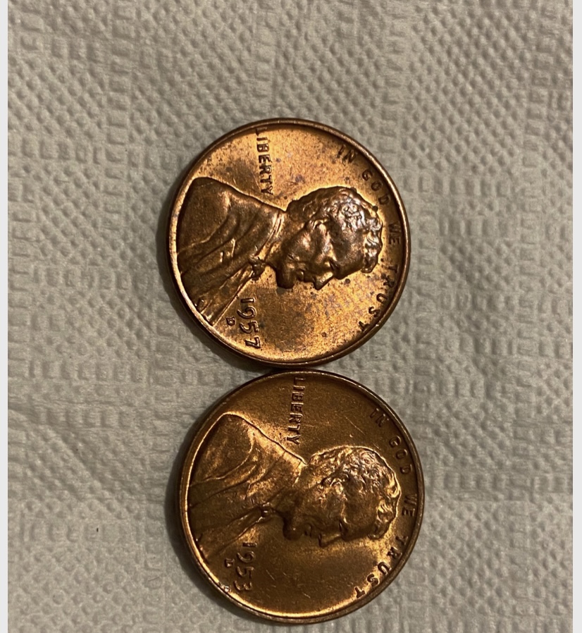 1957-And-1953-Wheat-Penny