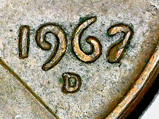 1967/2-D-Penny?-Odd-Error-On-Date-Of-Penny?