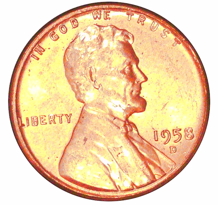 1958-D-Lincoln-Cent-RPM-D/D-Rotated-Clockwise