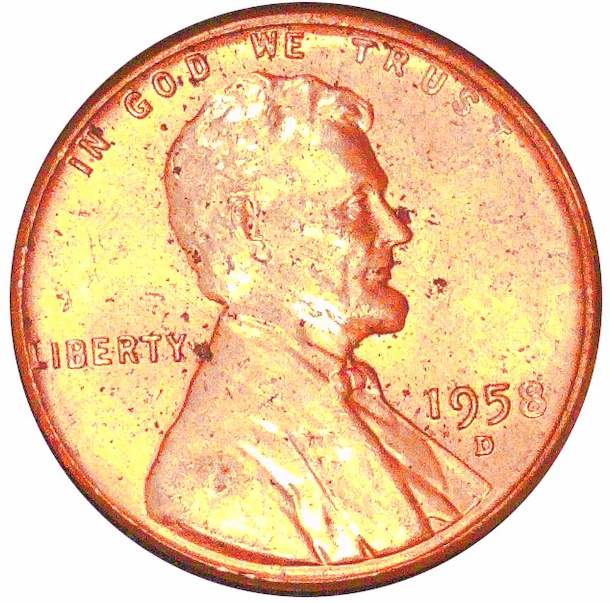 1958-D-Lincoln-Cent-RPM-D/D-Rotated-Clockwise