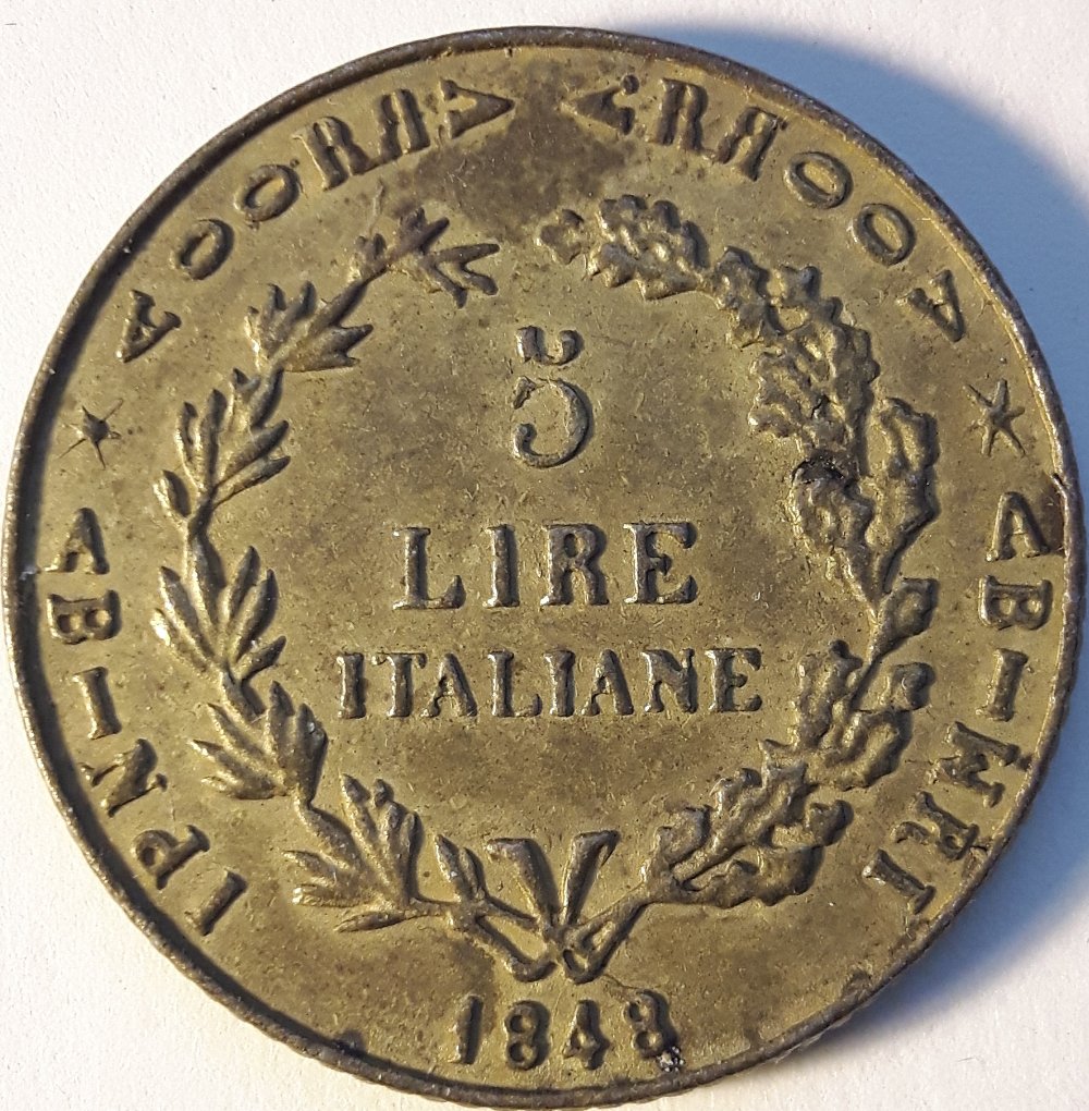 Unknown-Token-Resembling-5-Lire-1848,-Italy-Lombardy-Venetia-Revol.-Govt.