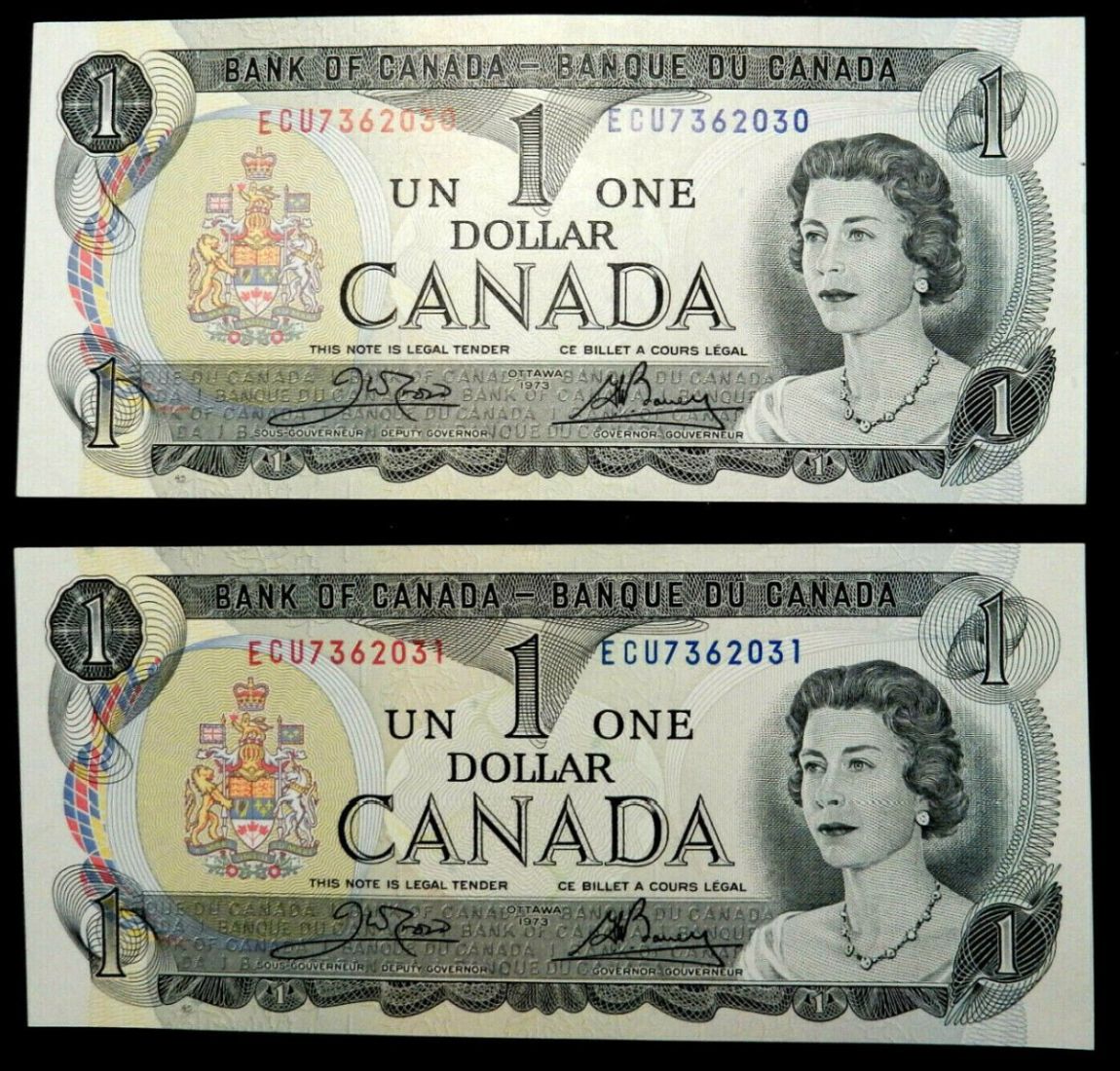 Canada-1973-Dollar-Notes---Prefix?