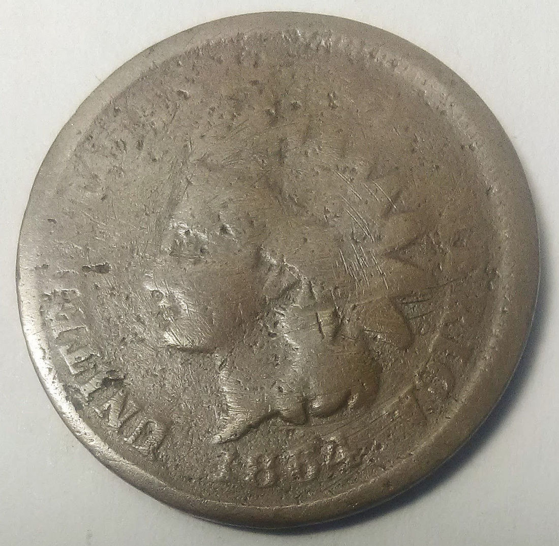 1864-Indian-Cent---