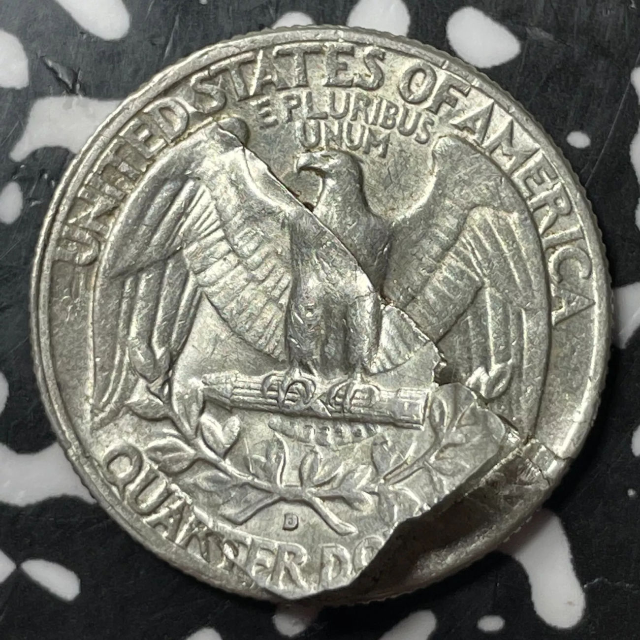 1964-D-Washington-Quarter-Lamination
