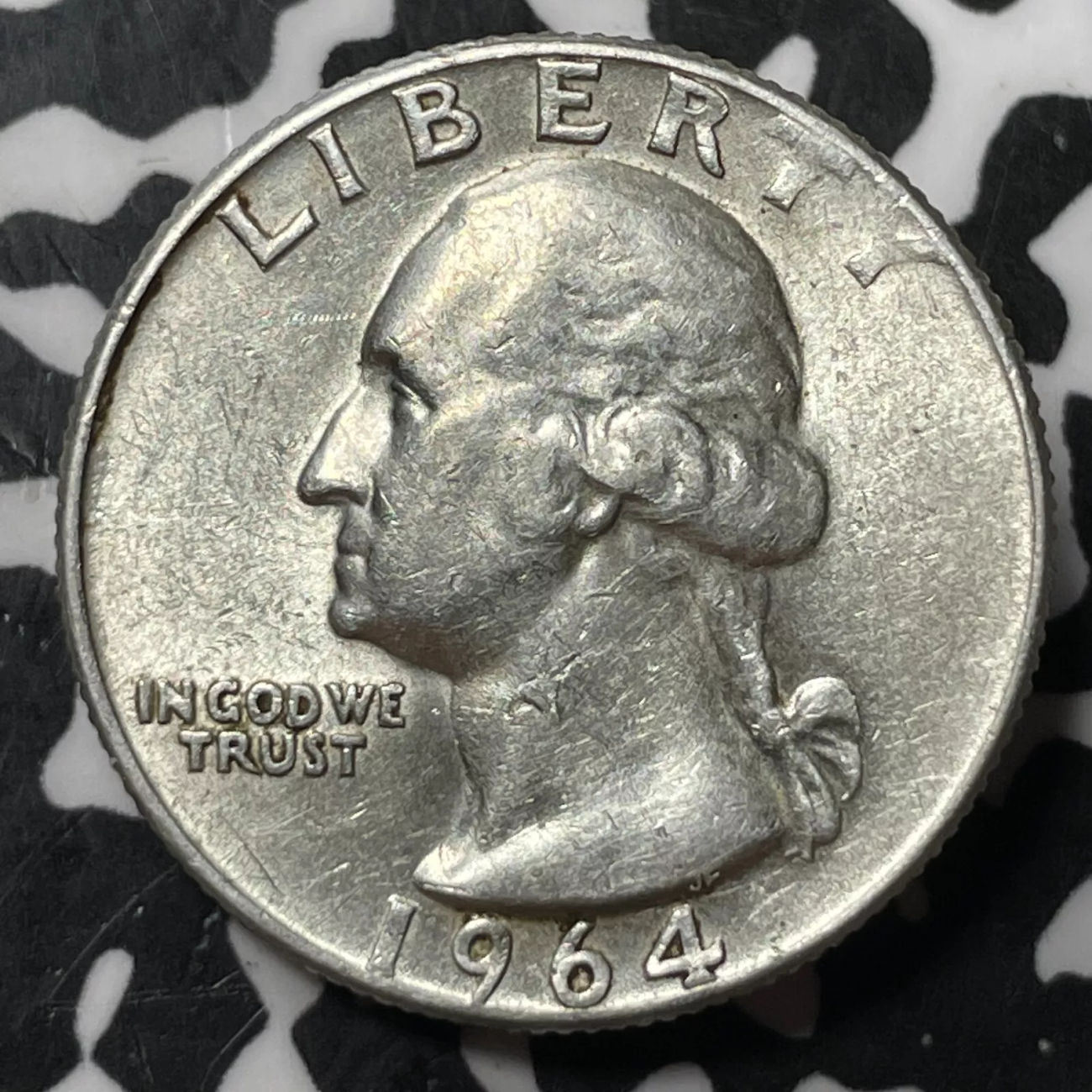 1964-D-Washington-Quarter-Lamination