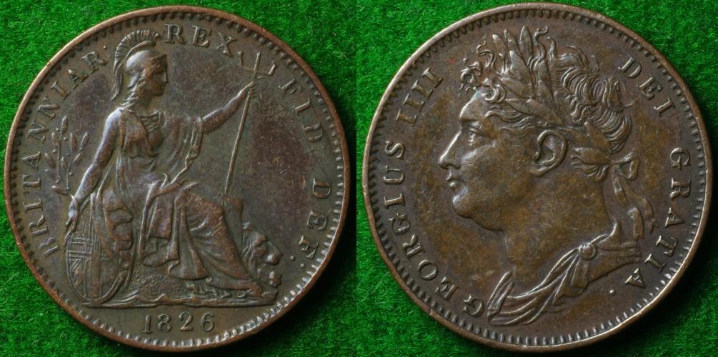 1826-George-IV-1-Farthing