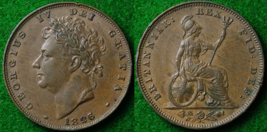 1826-George-IV-1-Farthing