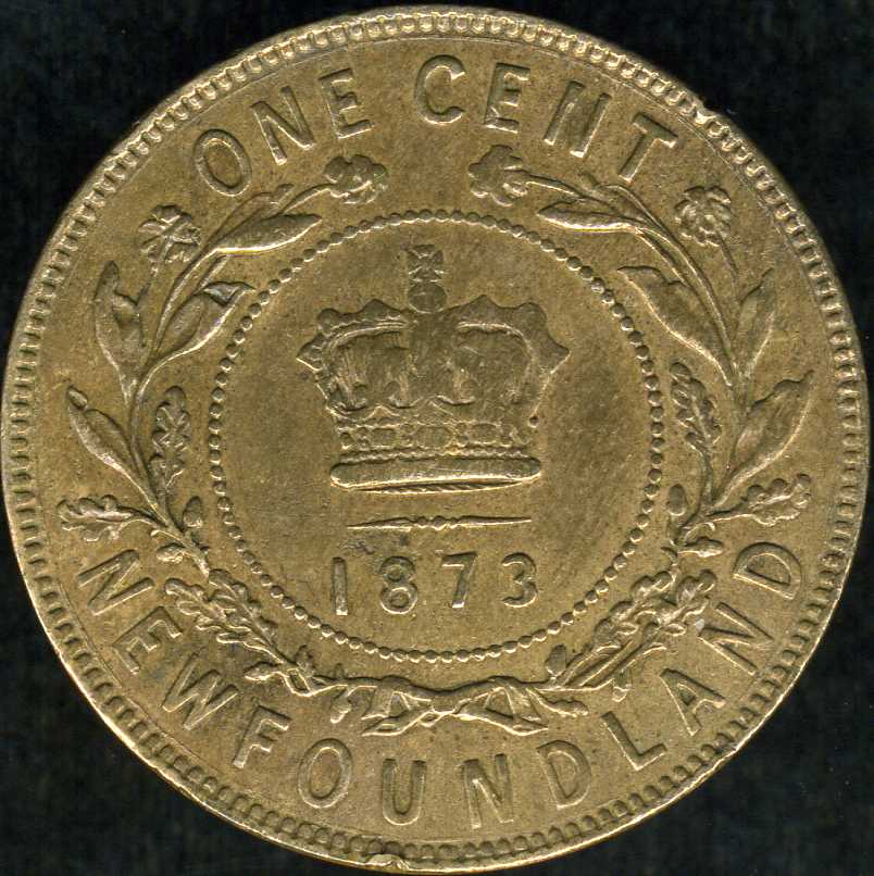 1873-Newfoundland-Large-Cent