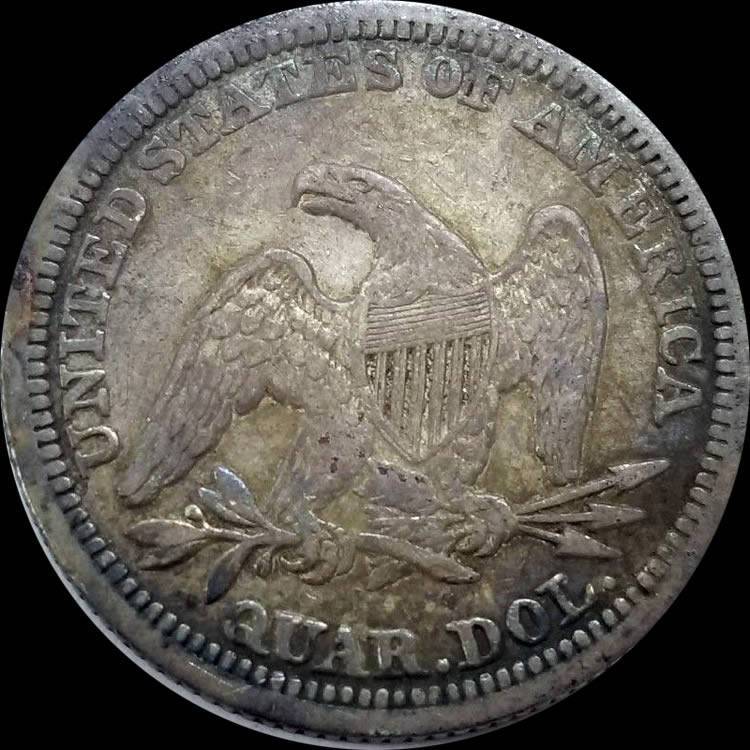 1858-Liberty-Seated-Quarter-For-Grading---New-Pictures-Added-12/30/17!