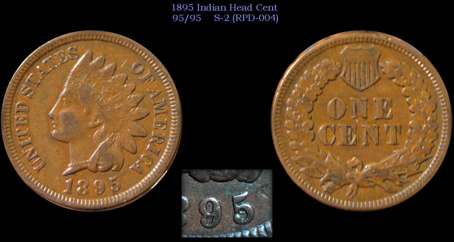 1895/95-Indian-Head-Cent-For-Grading